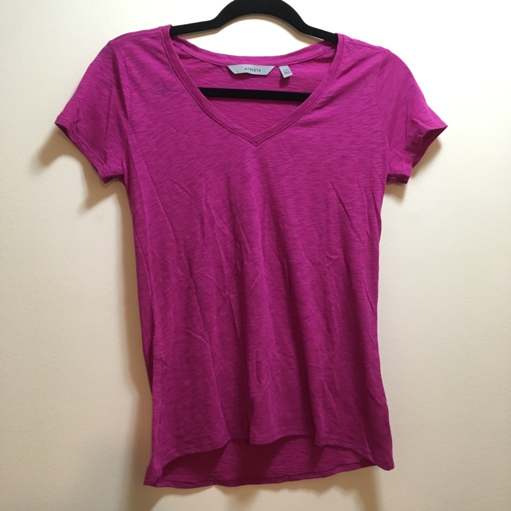XXS Athleta Magenta T shirt